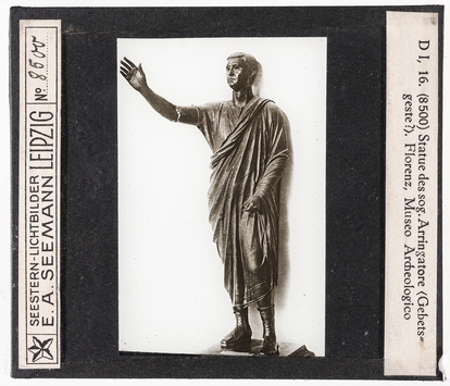 Vorschaubild Statue des sogenannten Arringatore. Florenz, Museo Archeologico (Seestern-Nr. 8500) 